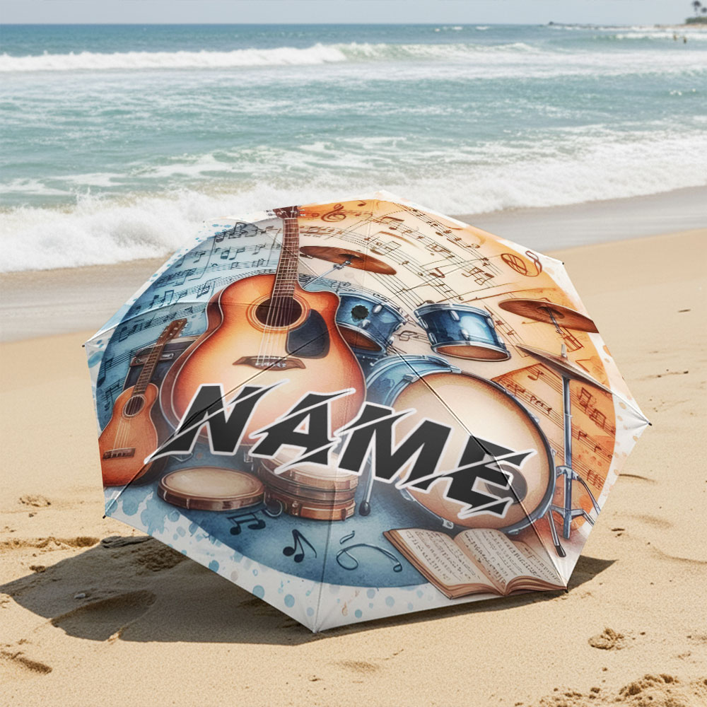 Custom Name umbrella,Musical I - Musical Instrument And Names review and price