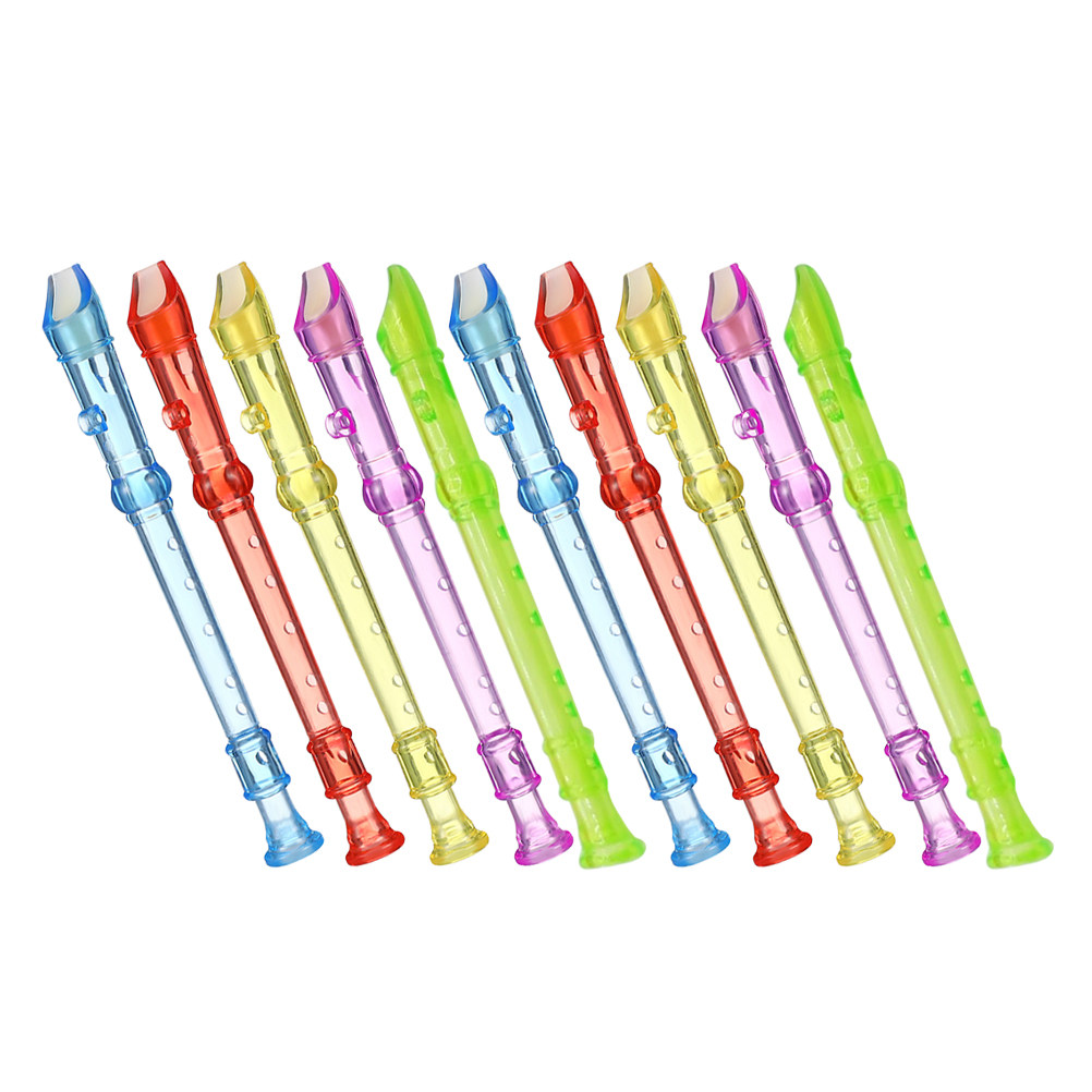 10Pcs Lightweight Portable 6-H - Soprano Recorder Plastic review and price