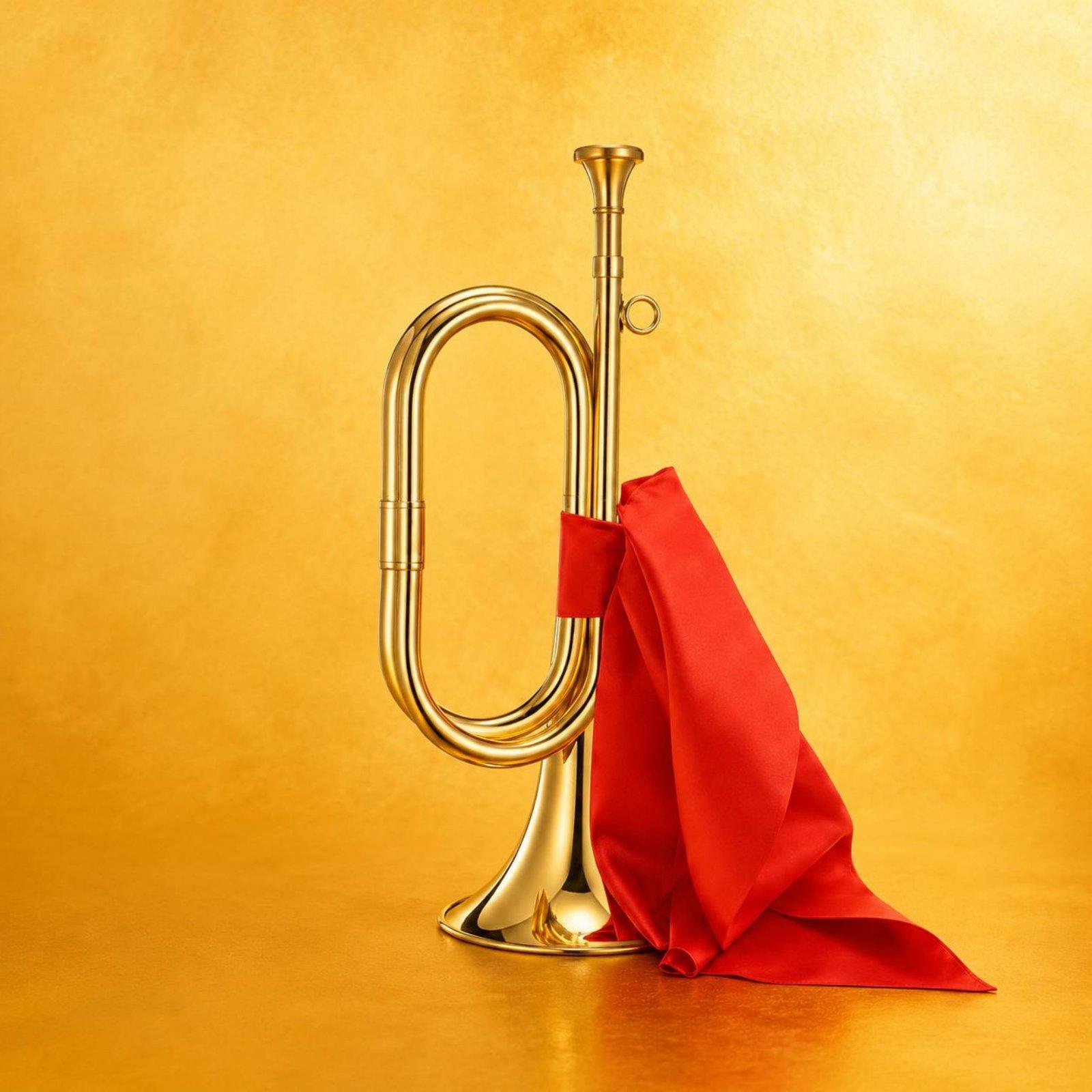 Brass Musical Horn Portable Ca - Musical Instrument Bugle review and price