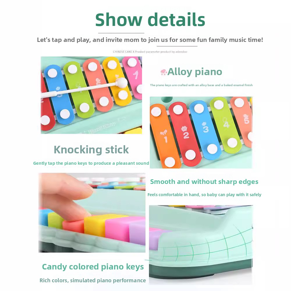 8-Note Xylophone Piano 2-in-1  - Musical Instrument Harmonium review and price