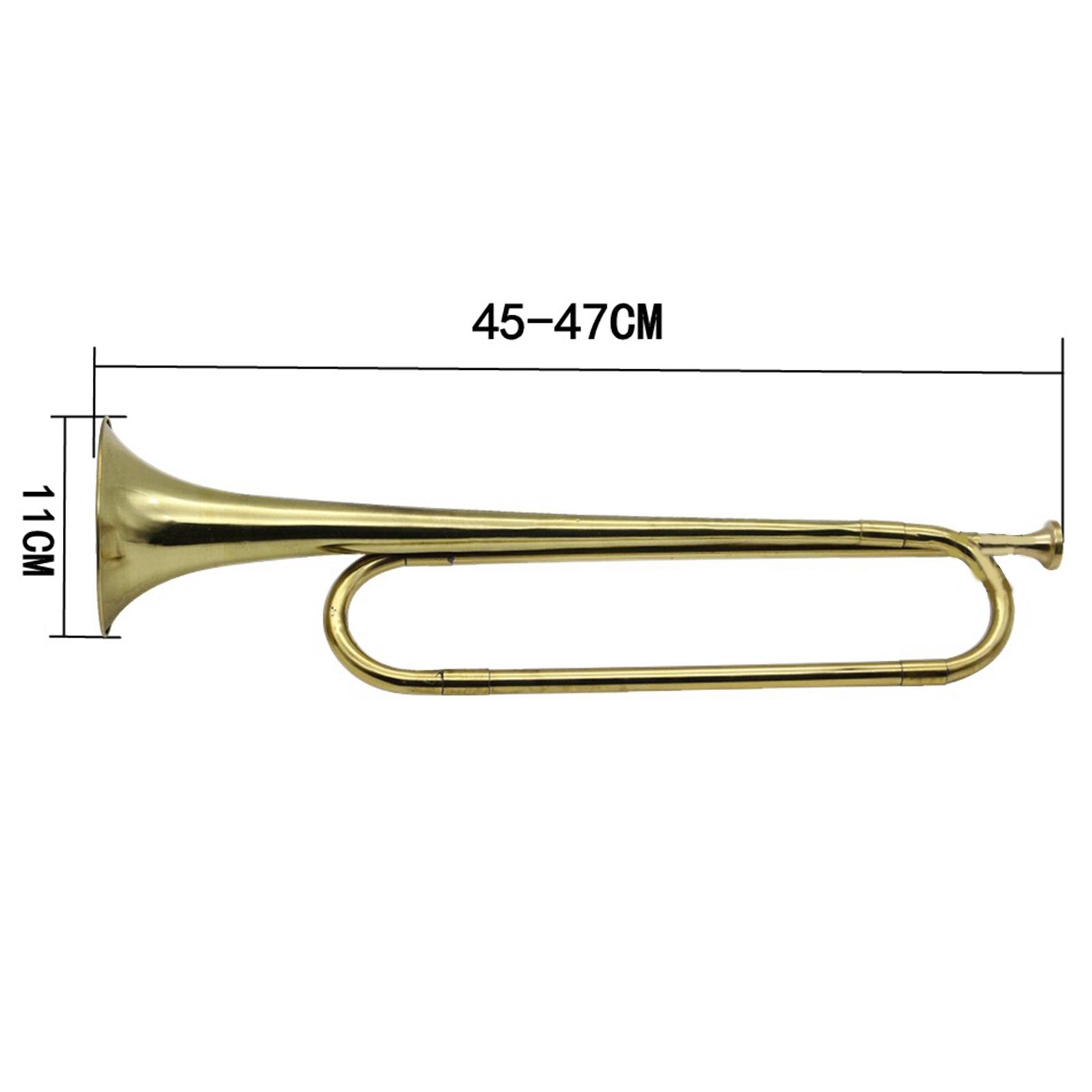 Brass Trumpet Bugle Music Inst - Musical Instrument Bugle review and price