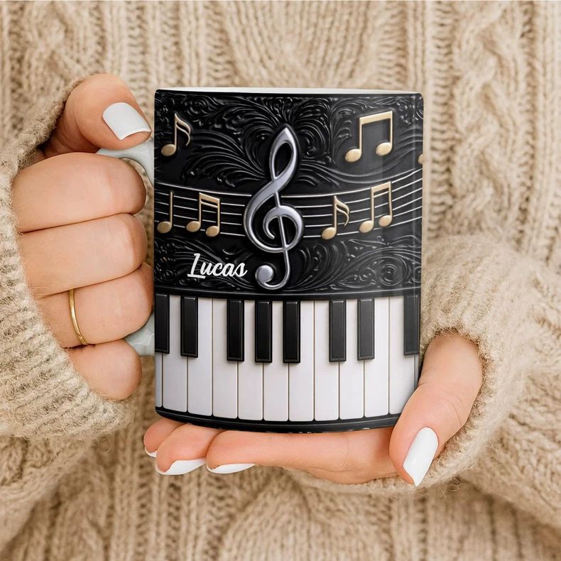 Personality Piano Ceramic Mug  - Musical Instrument And Names review and price