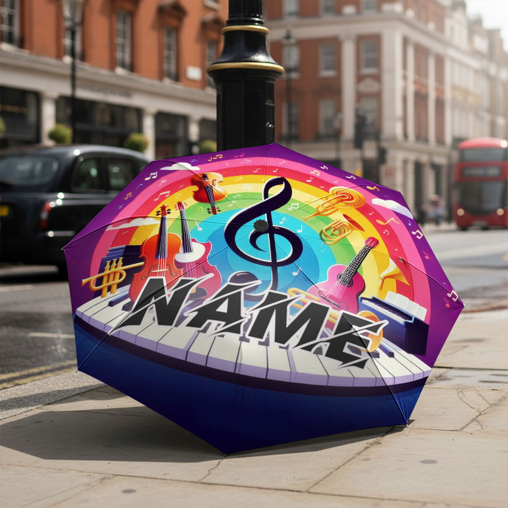 Custom Name umbrella, Music Th - Musical Instrument And Names review and price