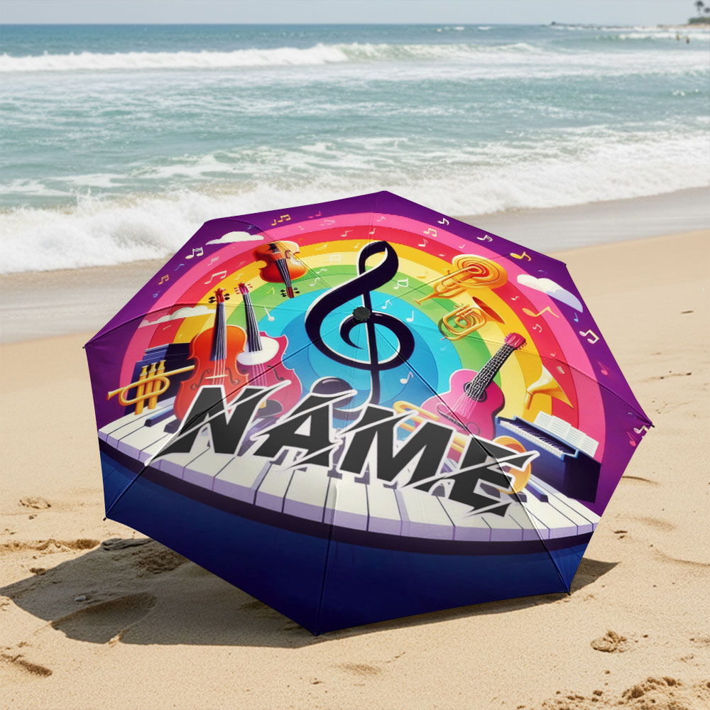 Custom Name umbrella, Music Th - Musical Instrument And Names review and price