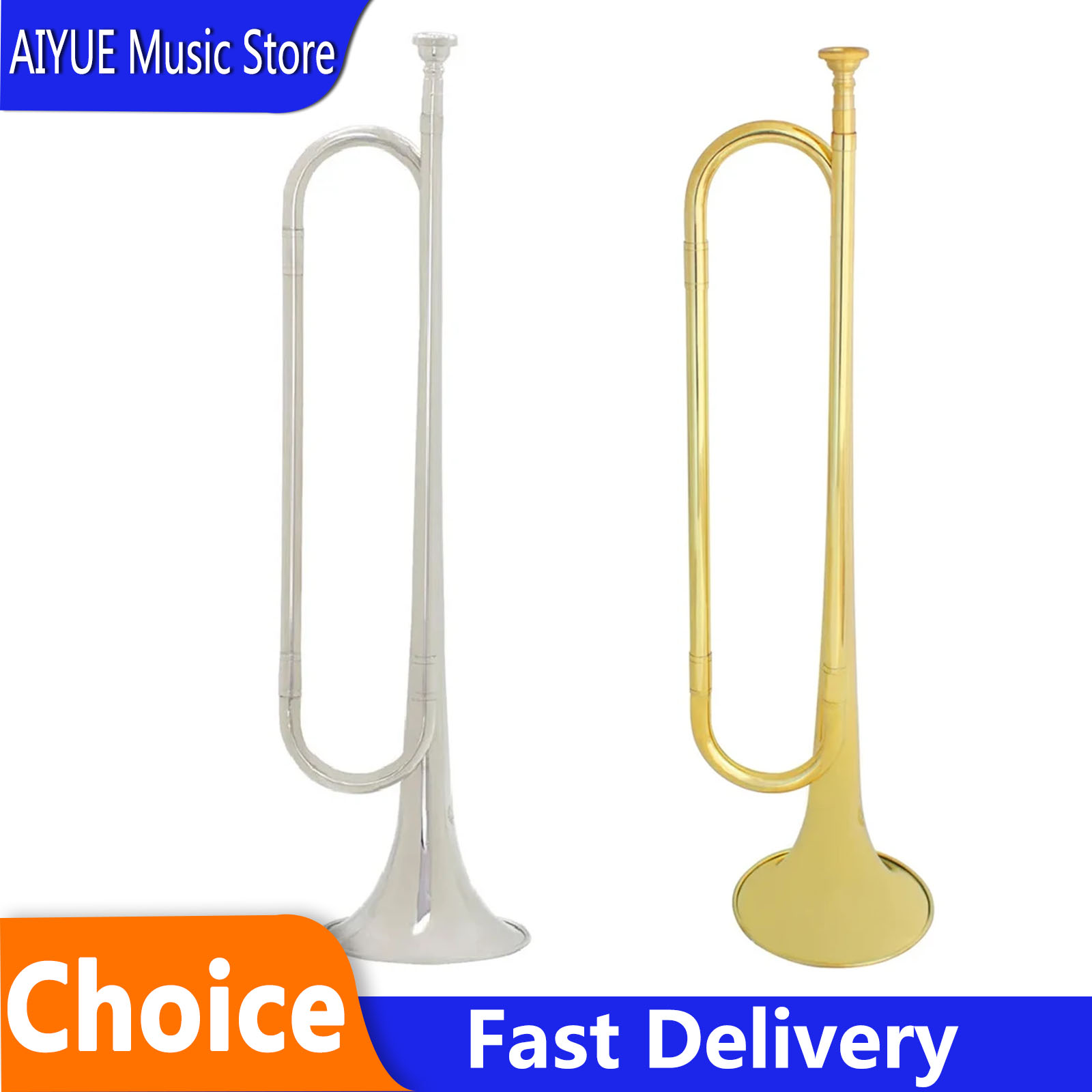 SLADE Retro Bb Flat Bugle Trum - Musical Instrument Bugle review and price